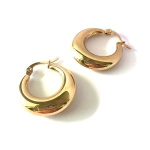 New ~ Anthropologie Bubble Hoop Earrings